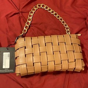 Tan shoulder purse